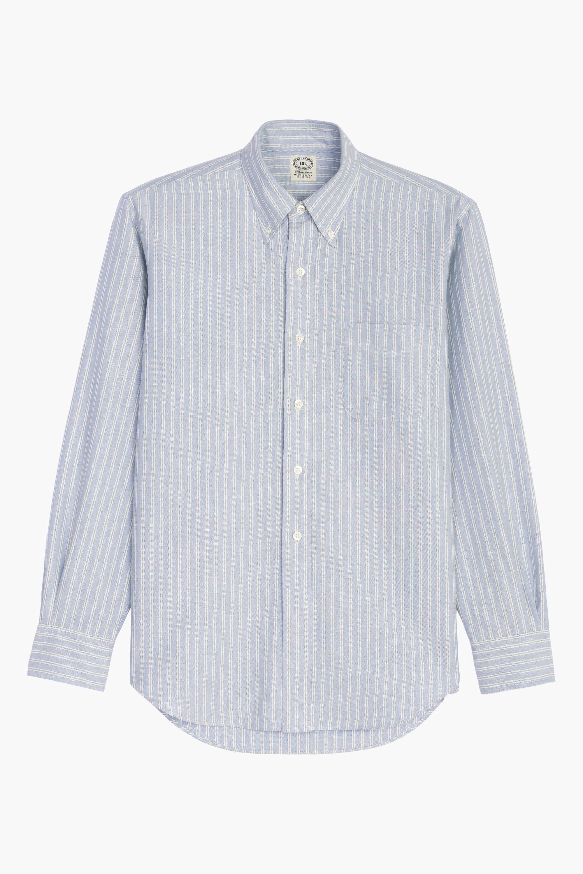 Chemise 'Vintage Ivy' - Oxford Rayé