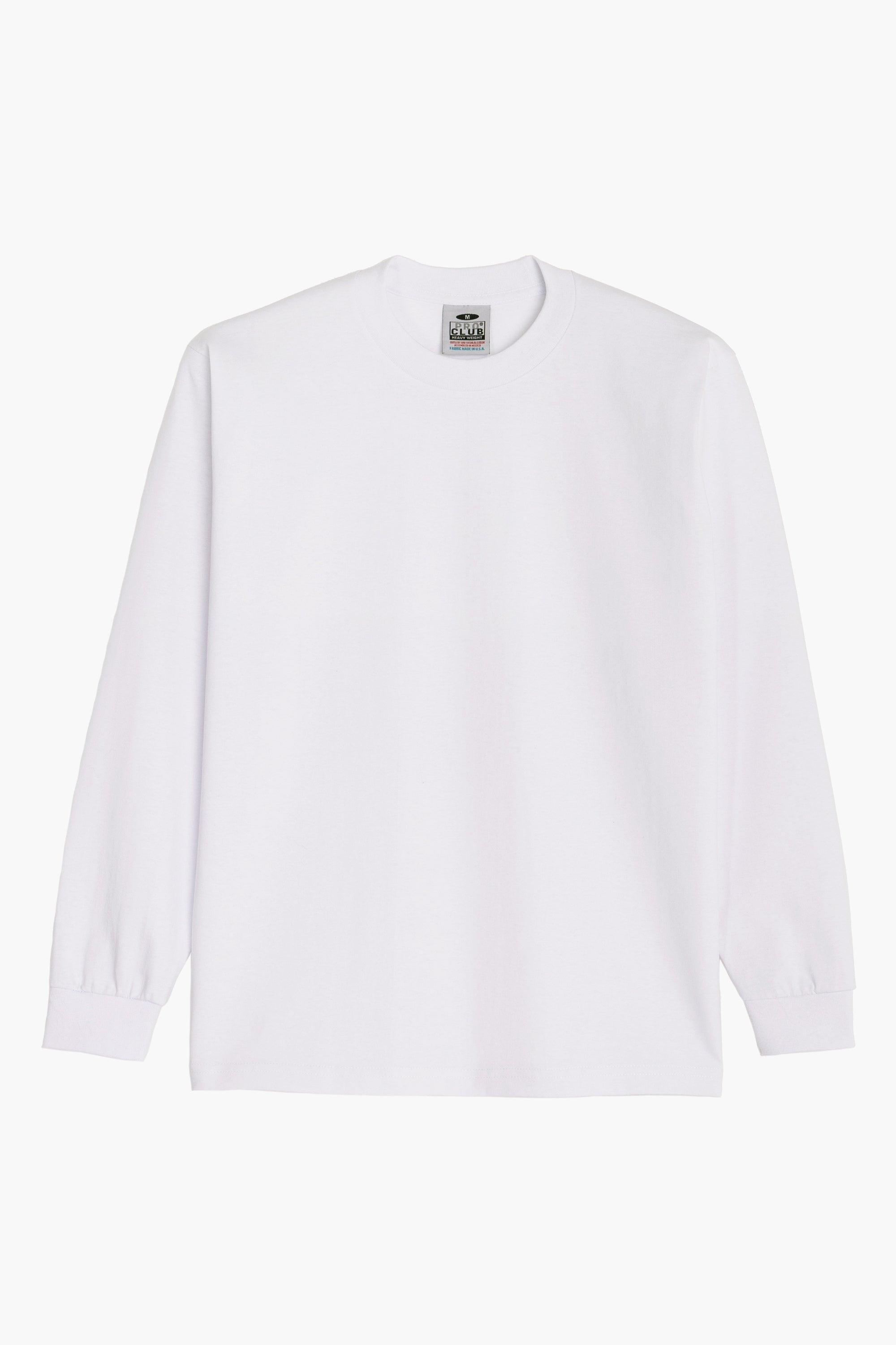 T-shirt Heavyweight Manches Longues - Blanc