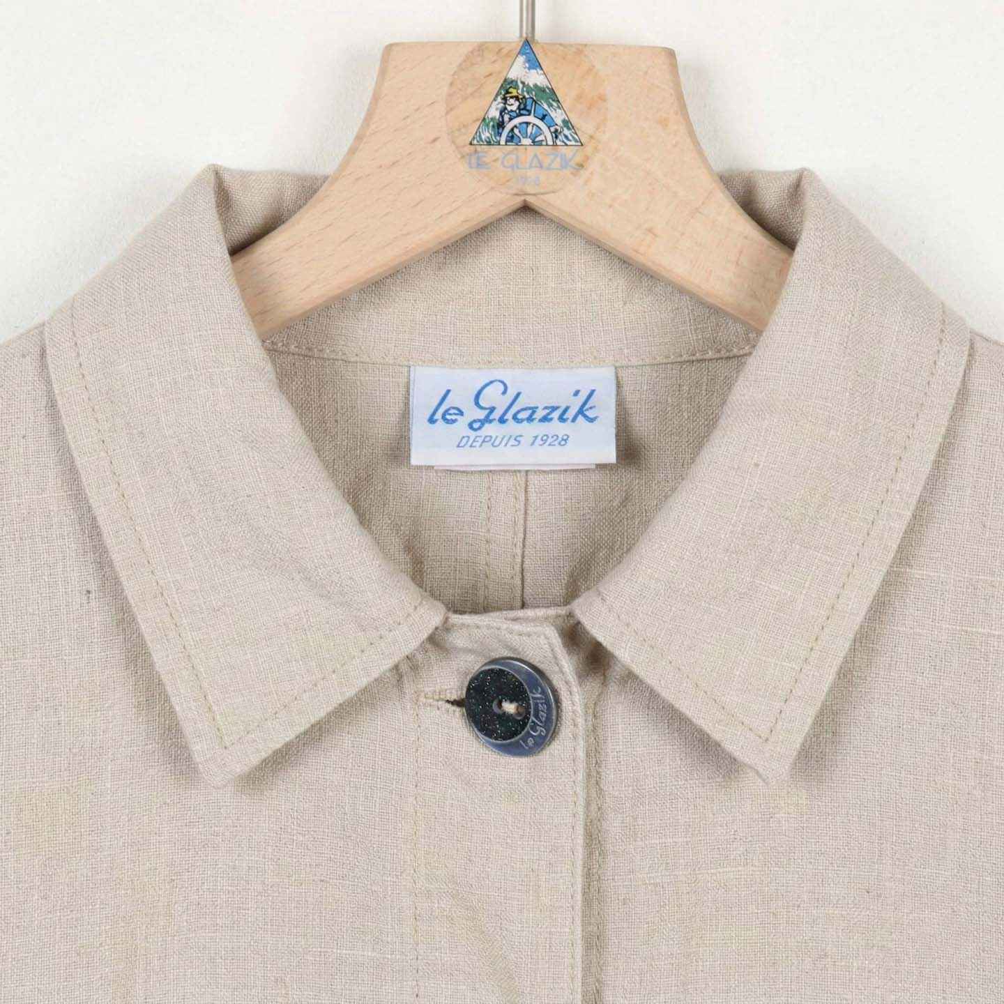 Faenza, Veste lin et coton naturel