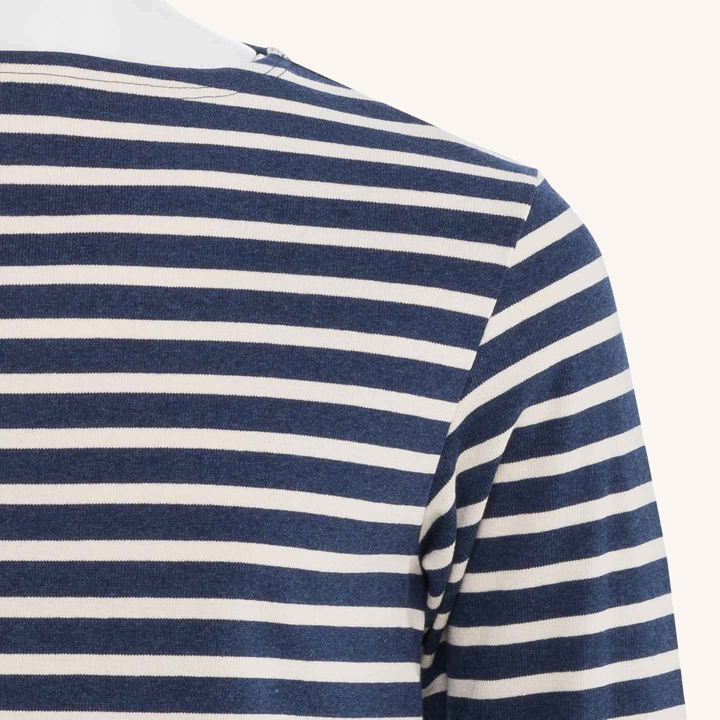 Marinière Indigo Mélangé / Écru, mixte