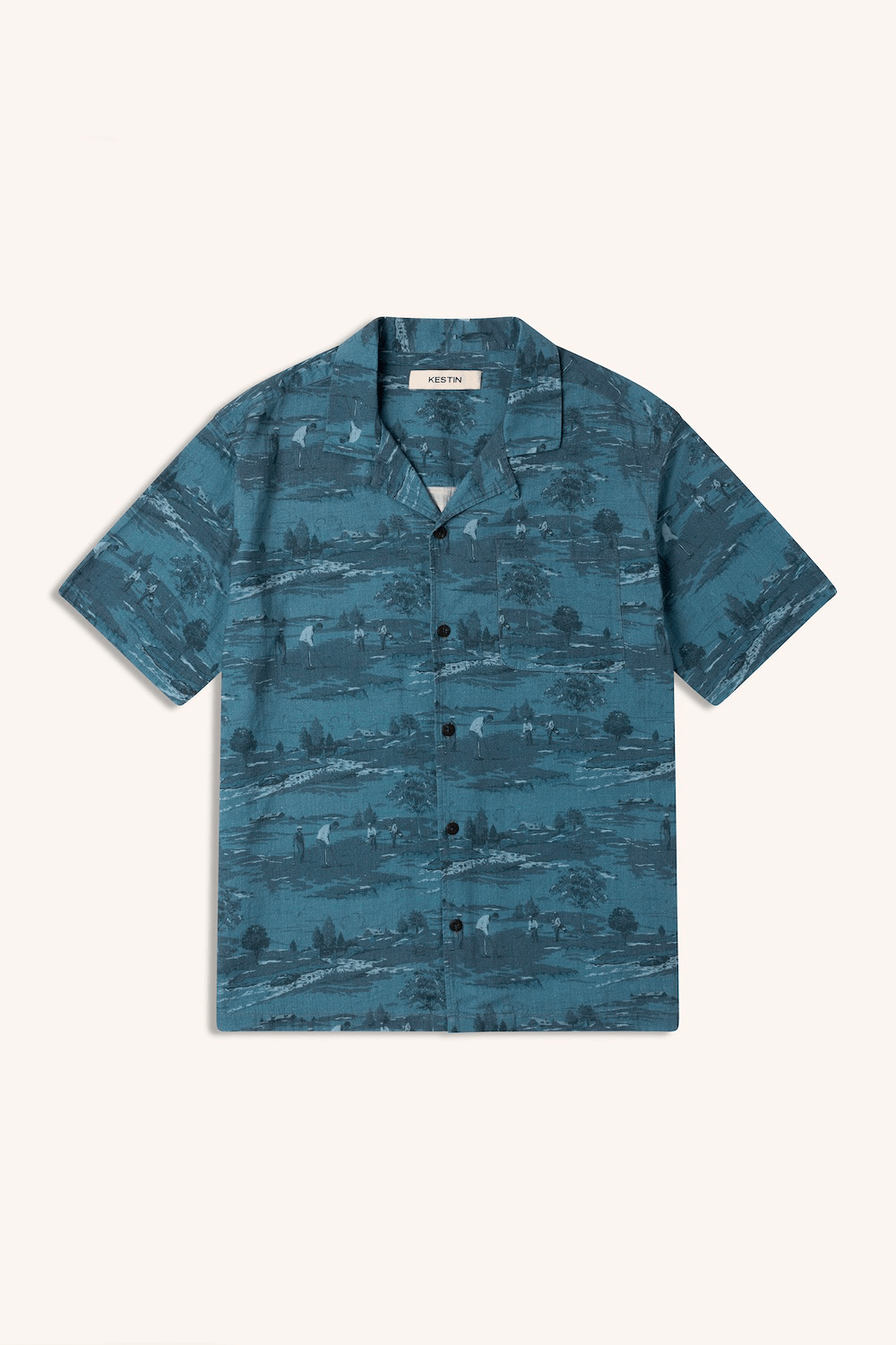 Kestin chemise Crammond Blue Golf