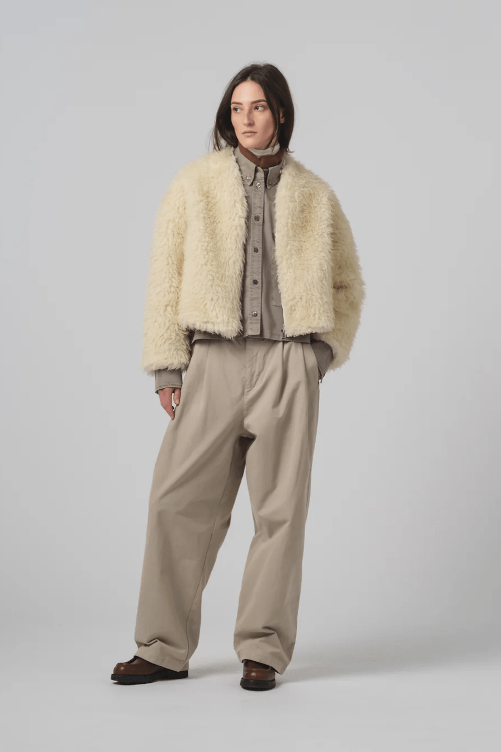 Eat Dust Ambassador Pants en gabardine Oyster
