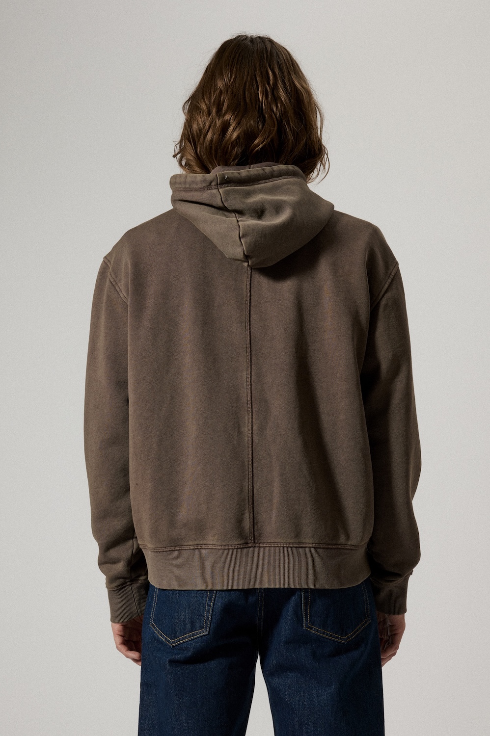 Brixtol Textiles BT Zip Hoodie marron