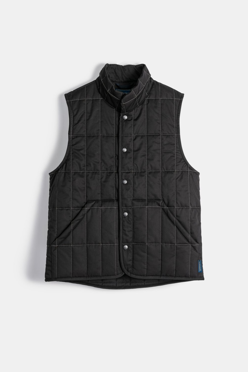 Lavenham gilet col montant noir