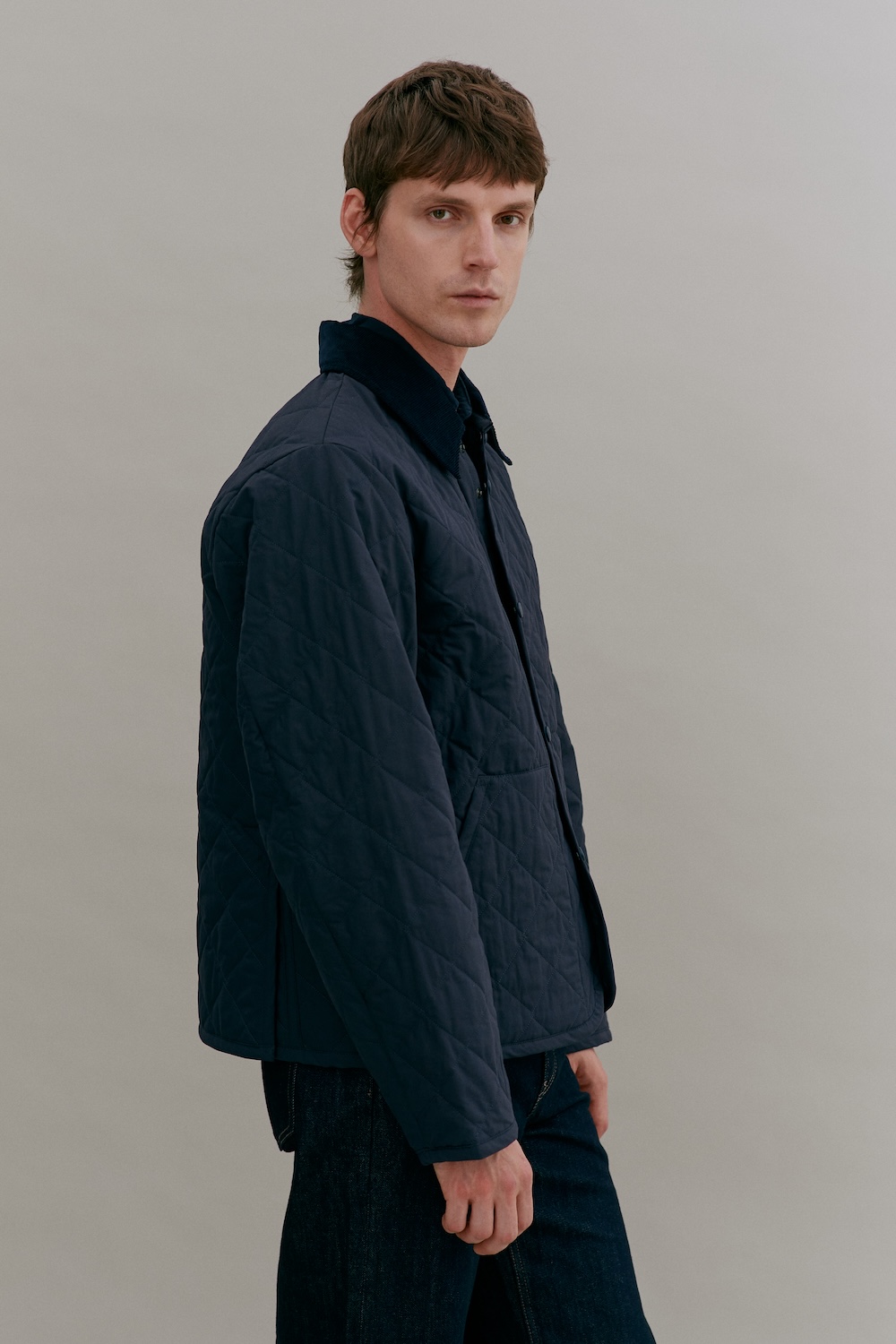 Lavenham veste Workwear indigo foncé