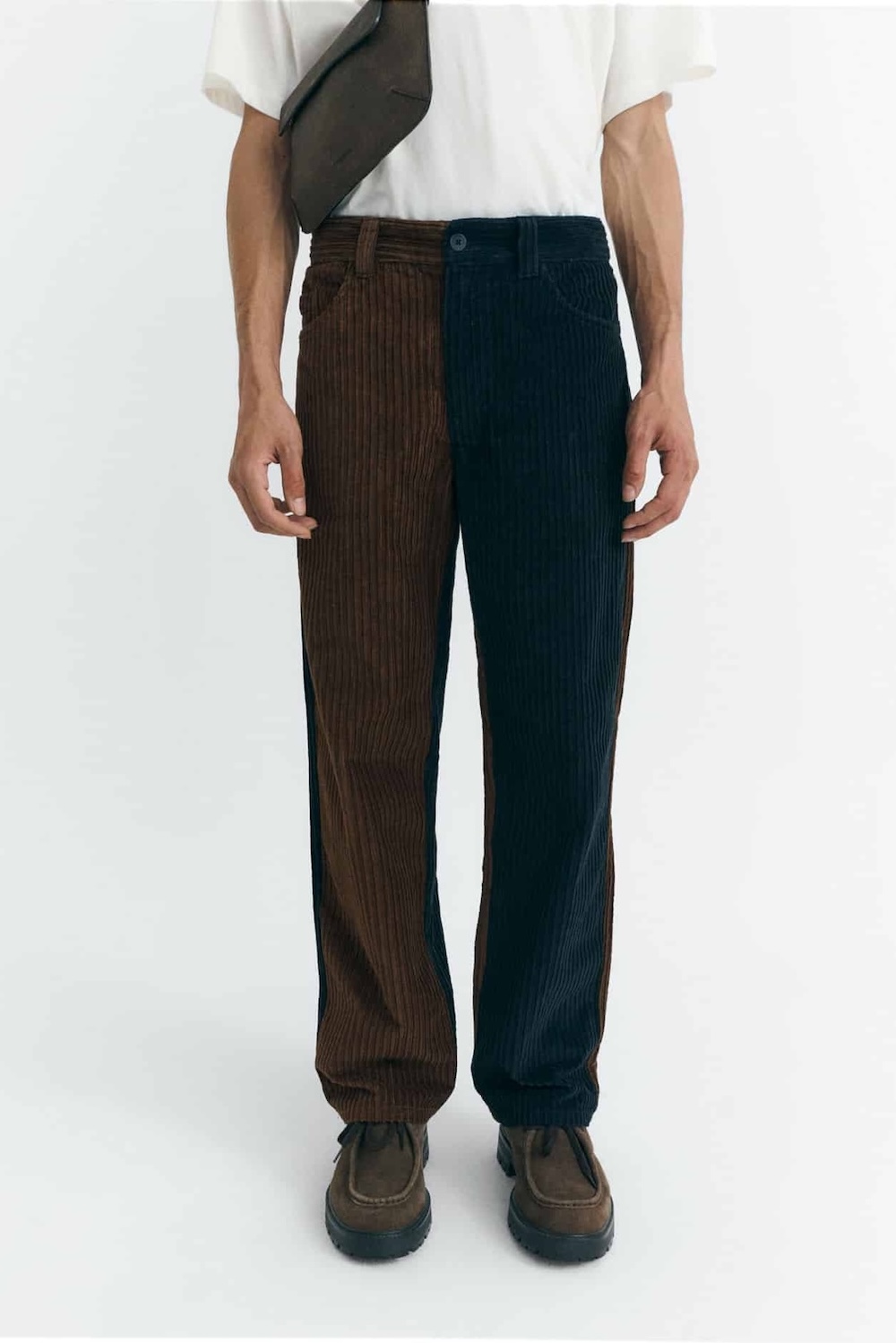 Thinking Mu pantalon bicolore David