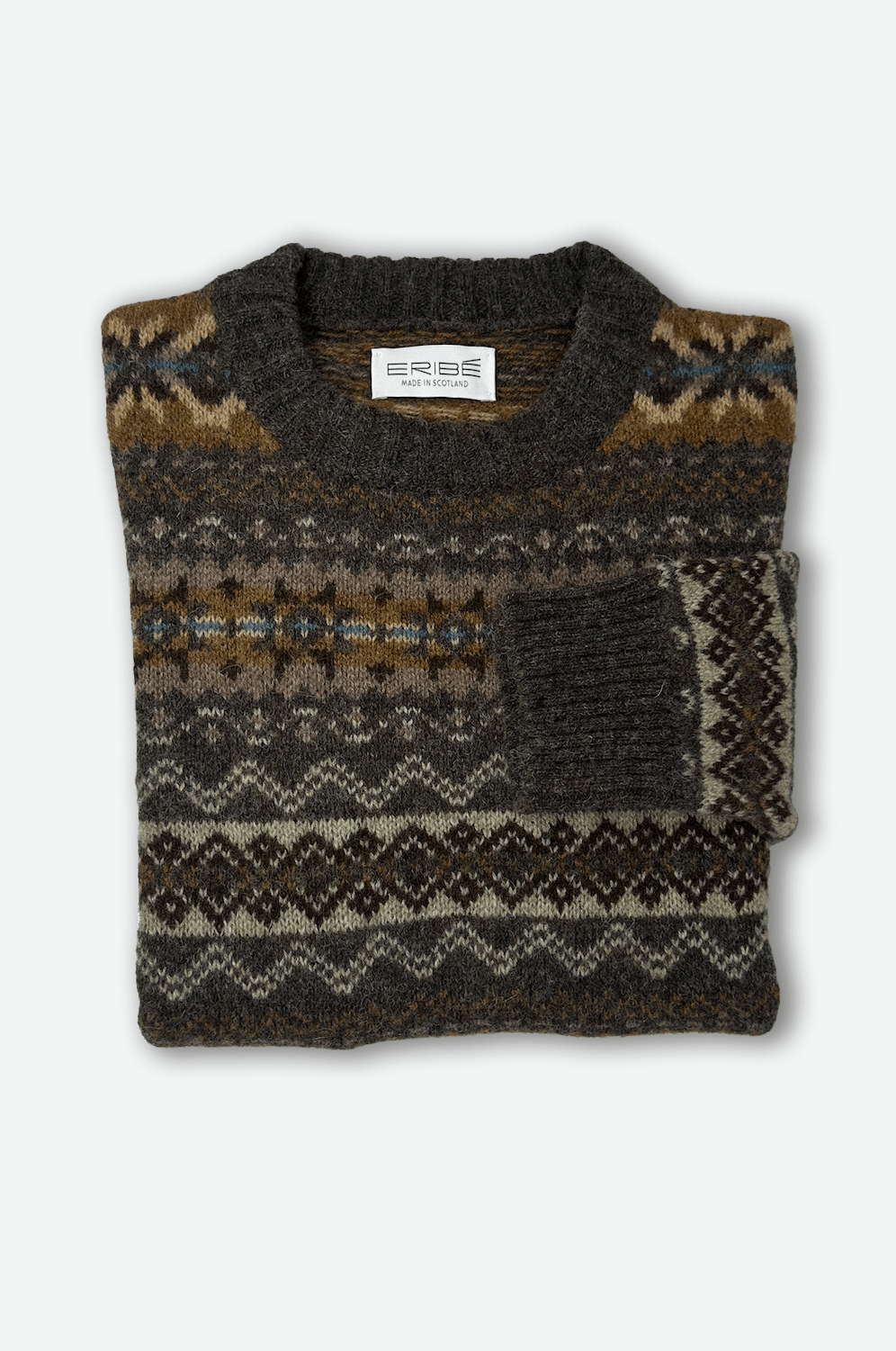 Eribé pull Fair Isle Brodie Lovage