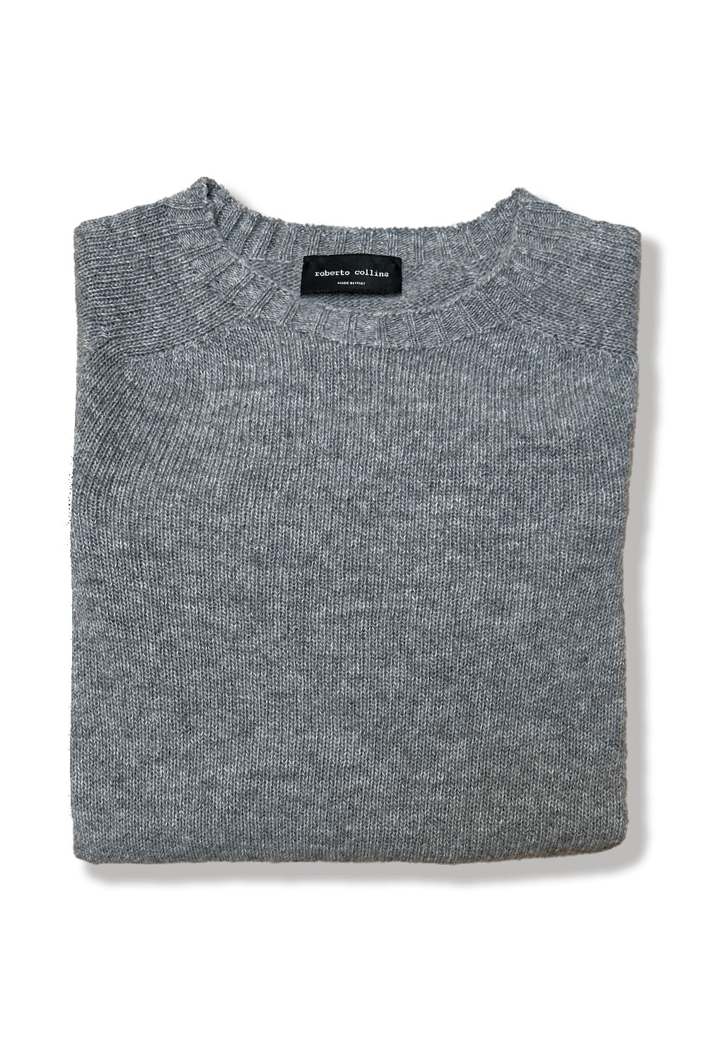 Roberto Collina pull col rond femme Grigio
