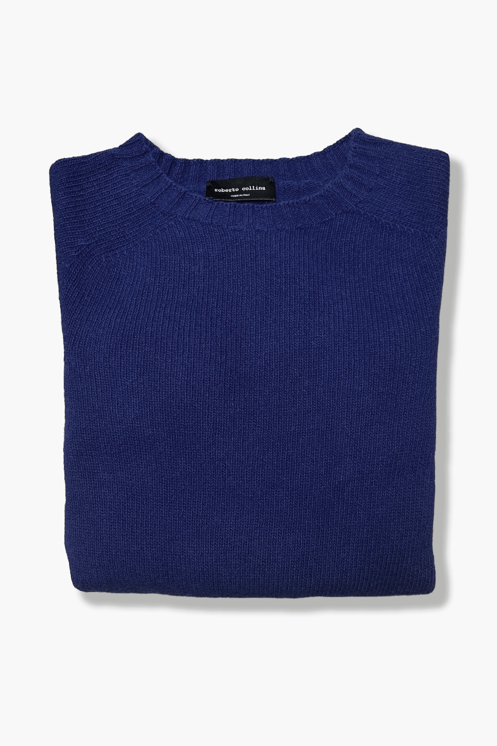 Roberto Collina pull col rond femme Blu
