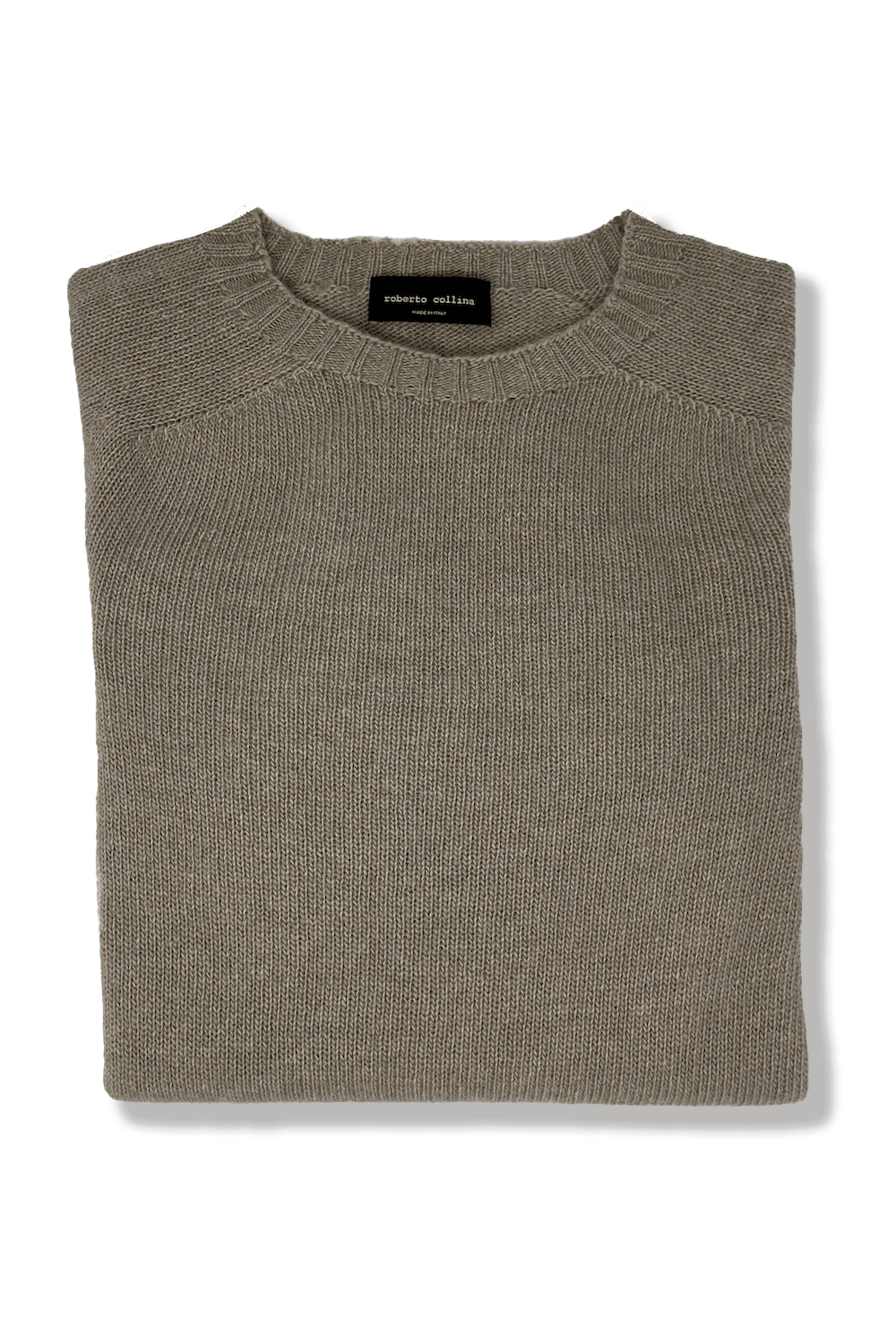 Roberto Collina pull col rond femme Corda