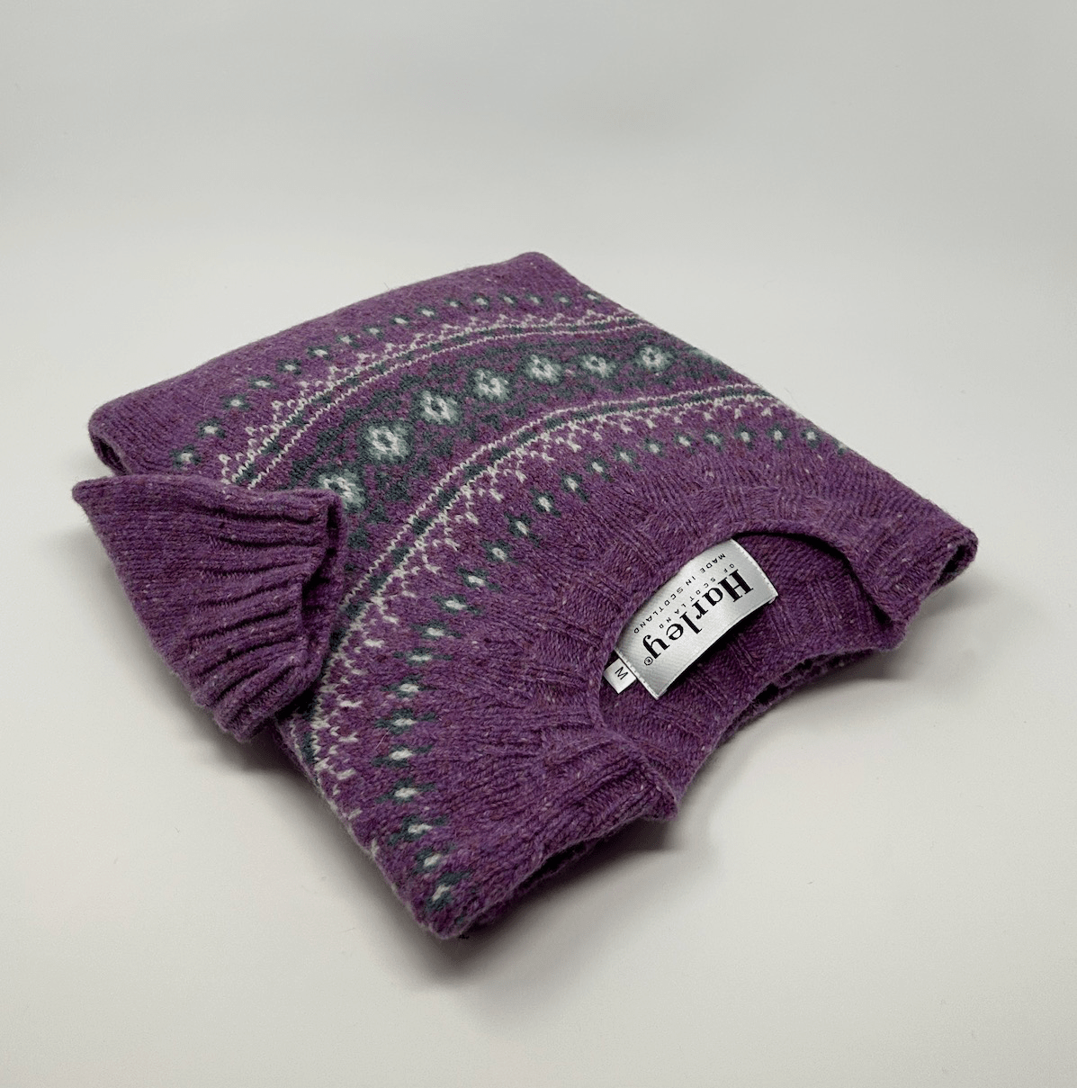 Harley of Scotland pull Fair Isle femme en Shuna