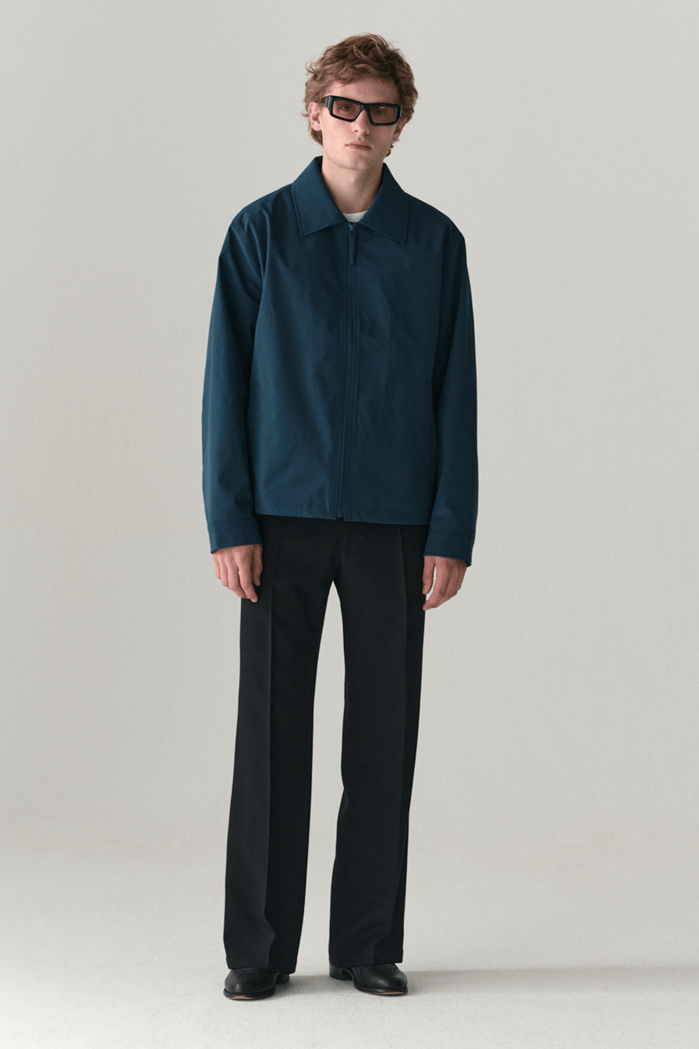 Welter Shelter veste Zip-Up Crinkle Blue