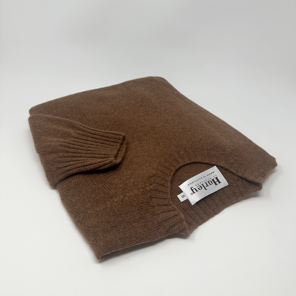 Harley of Scotland col rond homme en Hazelnut