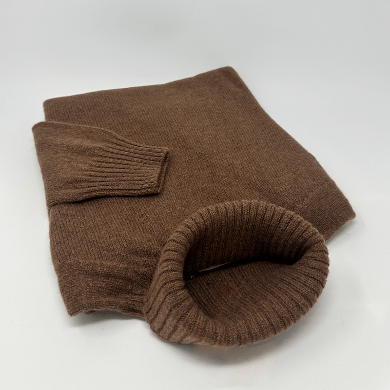 Harley of Scotland col roulé homme Hazelnut