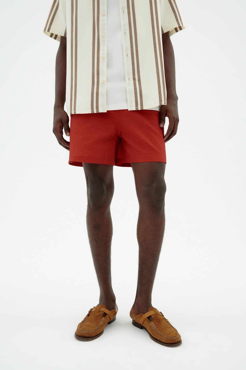 Thinking Mu – Limpopo short de bain orange