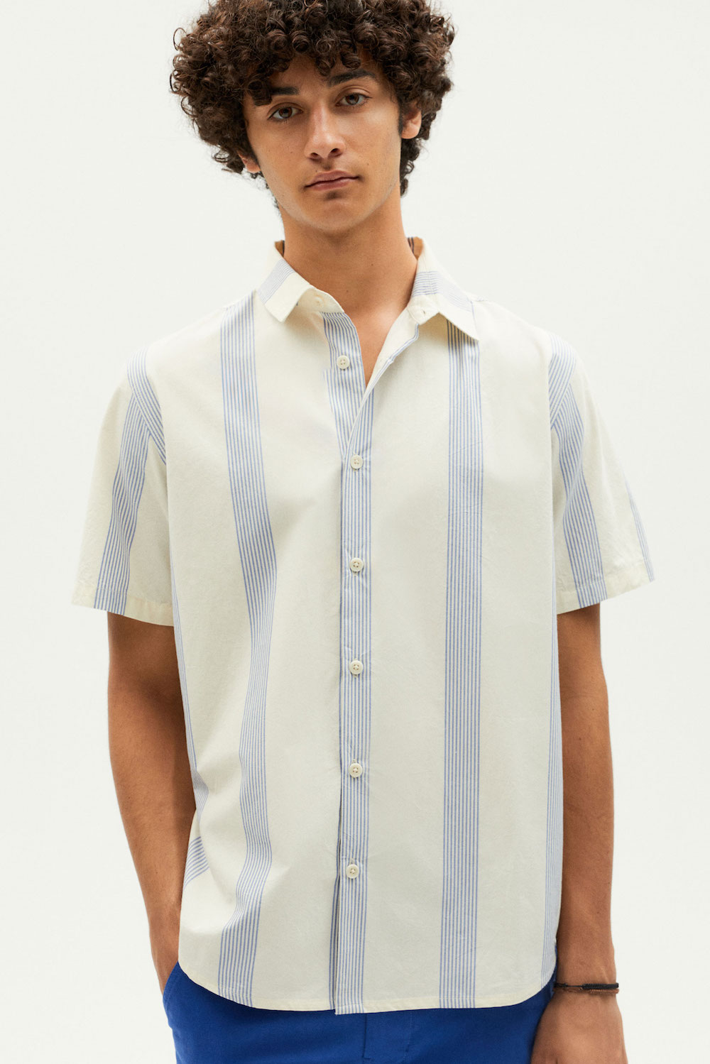 Thinking Mu – Chemise Tom Persian Stripes