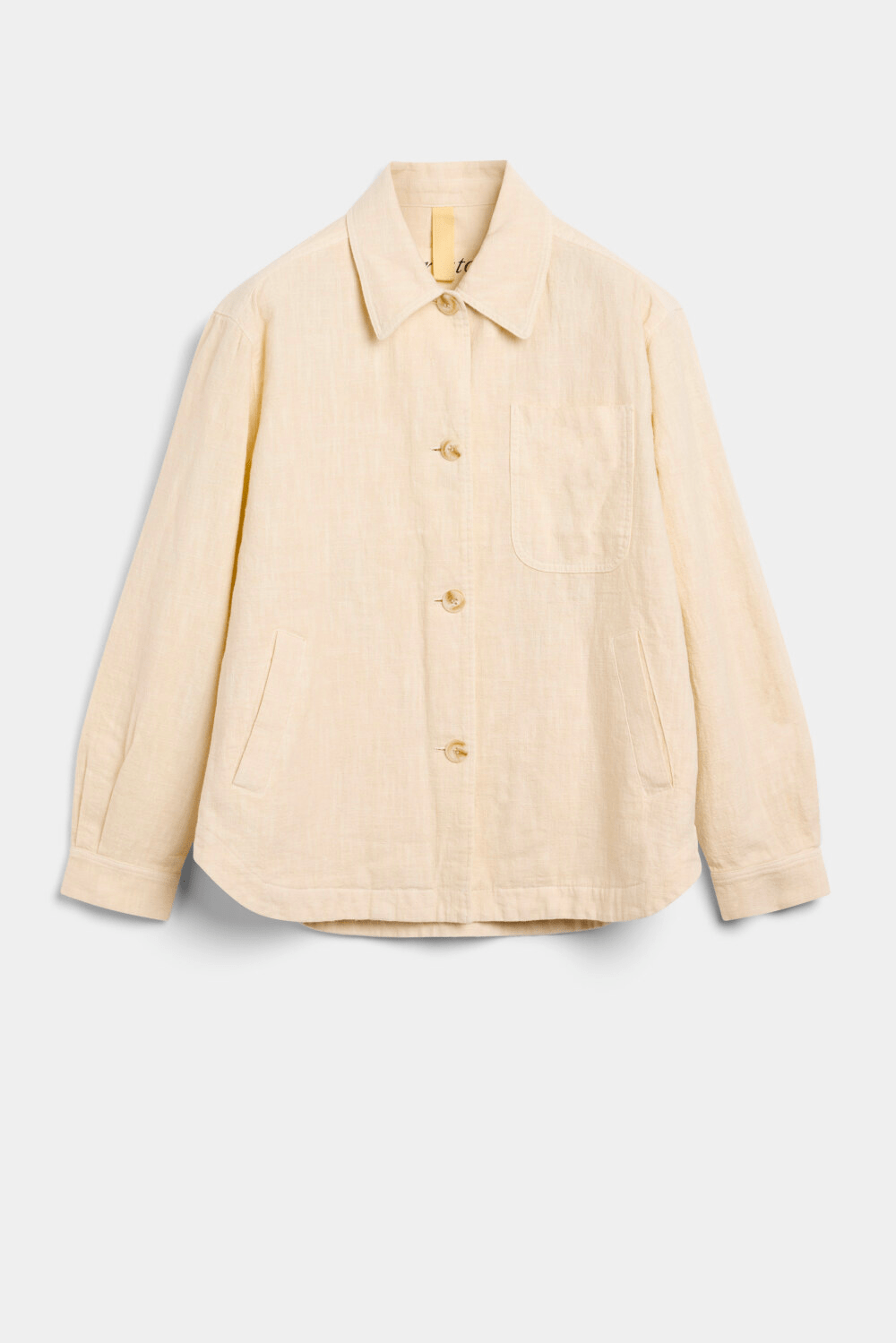 Brixtol Textiles sur-chemise Ally en lin écru