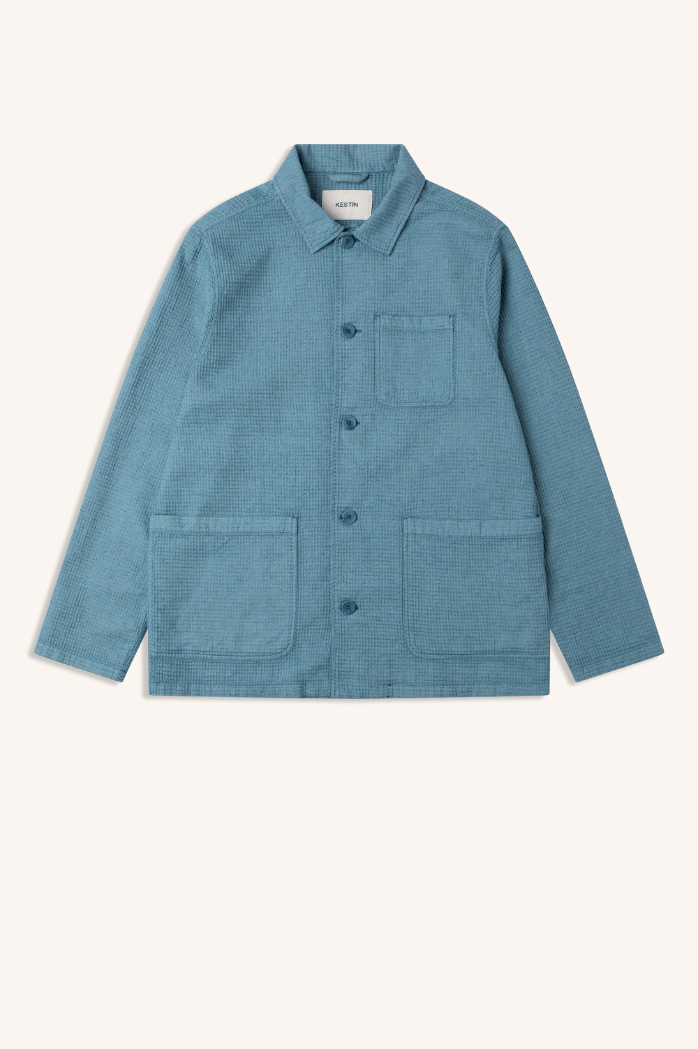 Kestin veste Ormiston en lin et coton nid d&rsquo;abeille