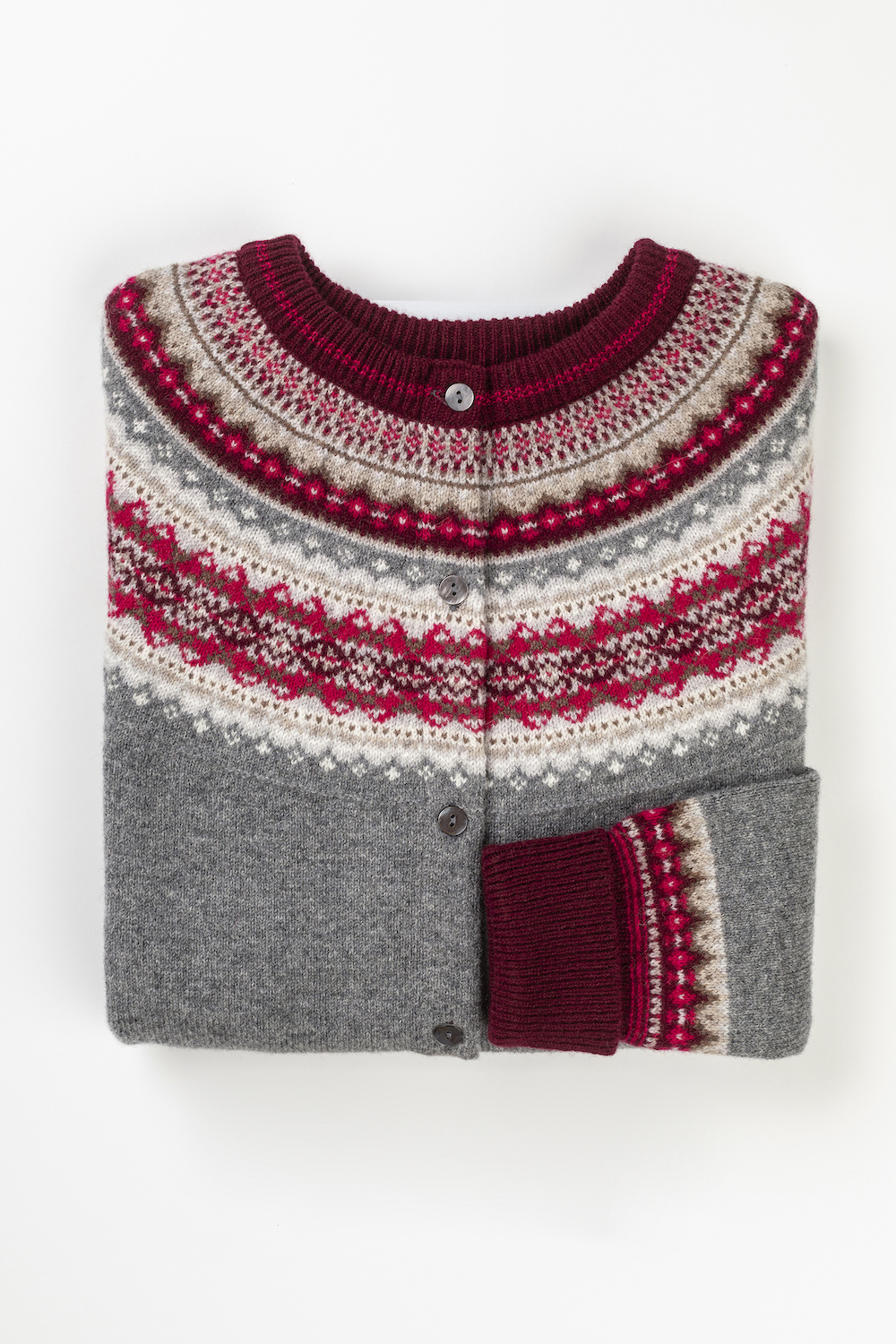 Eribé cardigan Alpine en Greyberry
