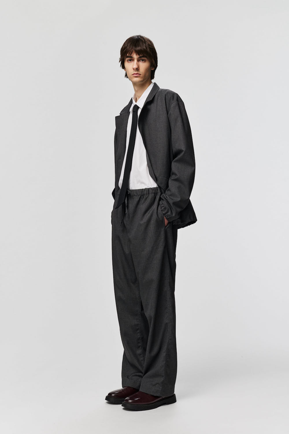 ADNYM pantalon Tir gris