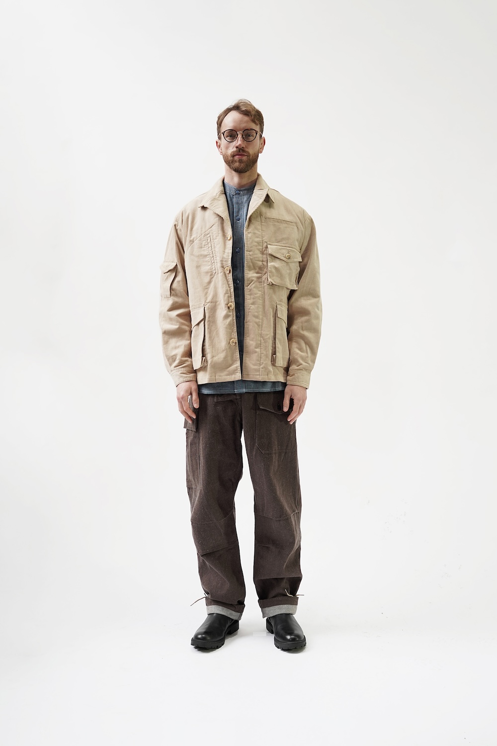 Standard Types veste multi-poches en velours côtelé