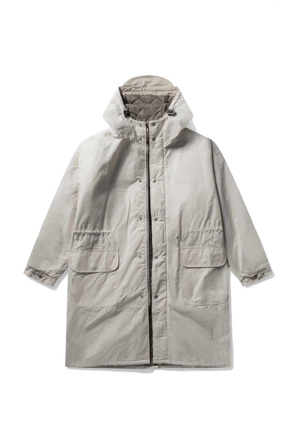 Brixtol Textiles parka ciré Finn ivoire