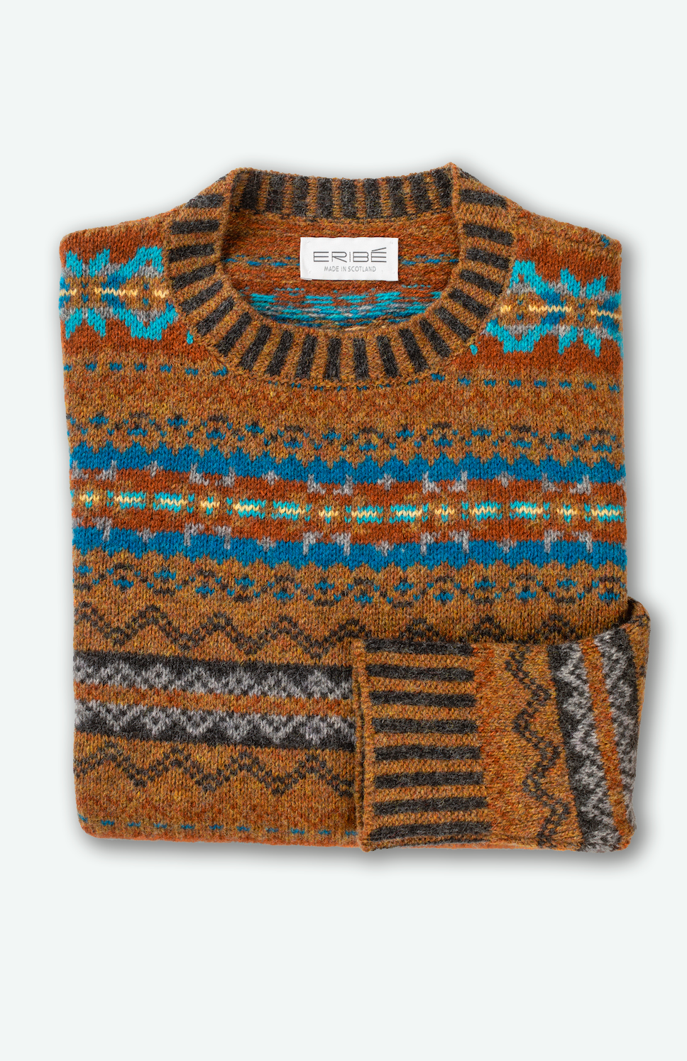 Eribé pull Fair Isle Brodie Driftwood