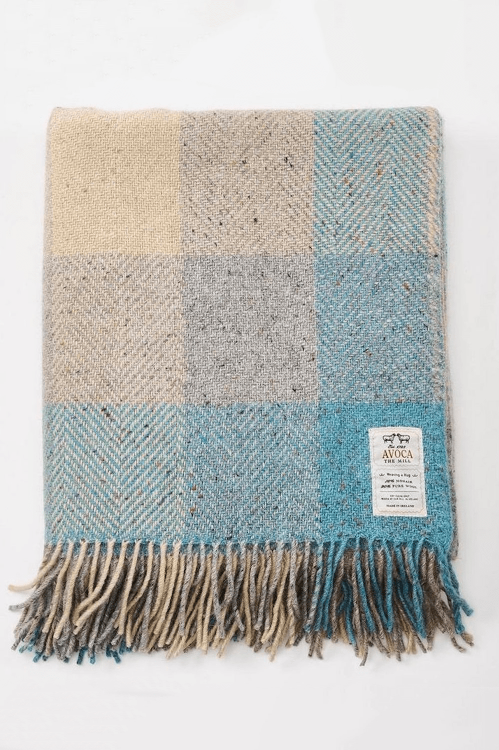 Avoca plaid Dew Drop en laine et mohair