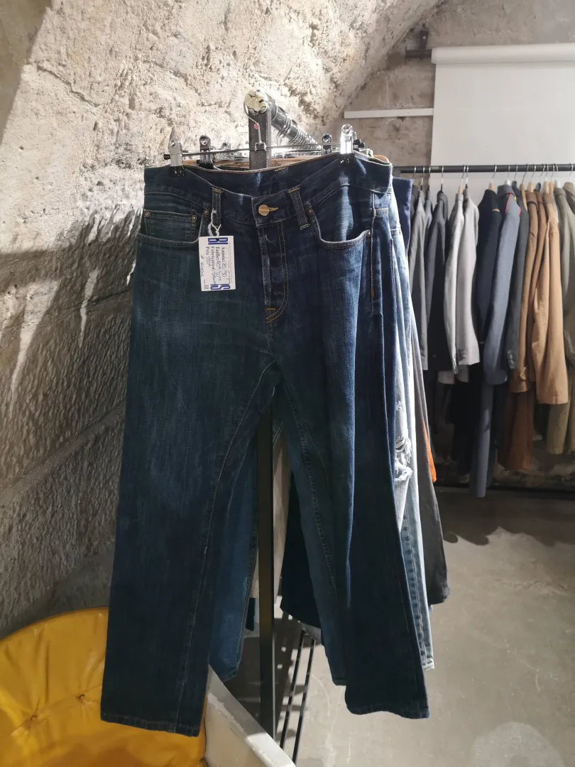 Jean vintage brut en denim