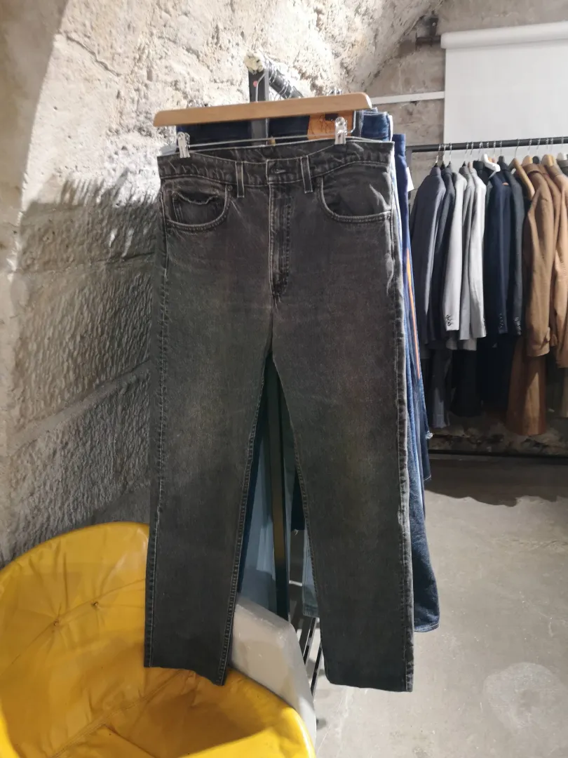 Jean vintage droit gris