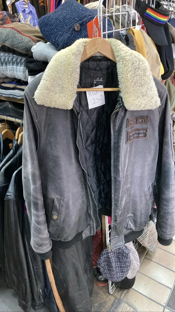 Veste style pilote vintage